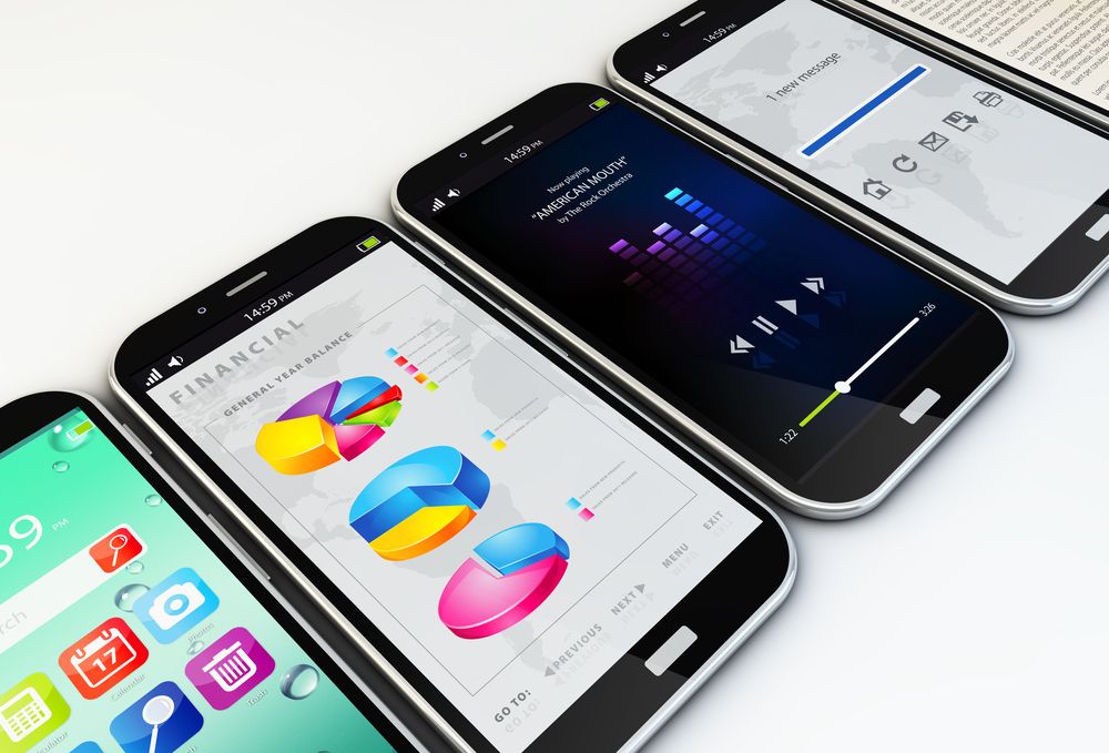Five smartphones